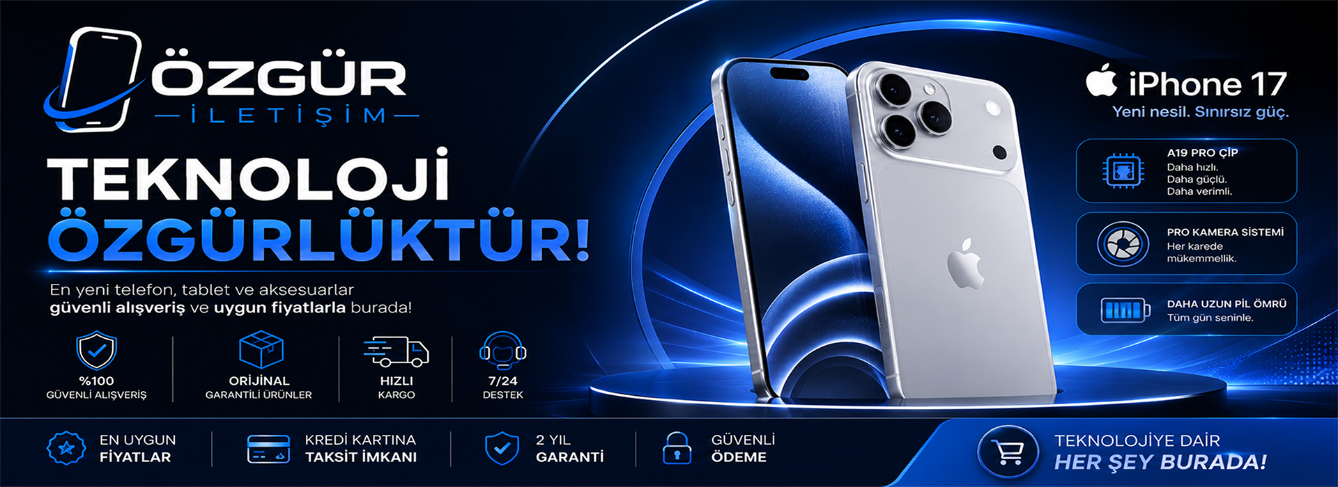 Özgür İletişim - iPhone 17 kampanyası